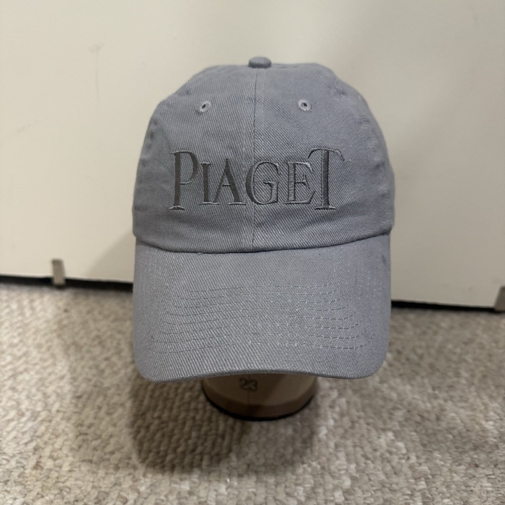 Piaget Watch Hat Cap Mens Strapback Embroidered Gray Luxury Adjustable